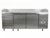 STÓŁ CHŁODNICZY DO PIZZY EPF3480 2-DRZWIOWY Z GAROWNIKIEM 580L INVEST HORECA EPF3480 